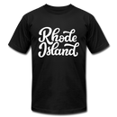 Rhode Island T-Shirt - Hand Lettered Unisex Rhode Island T Shirt - black