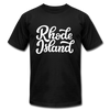 Rhode Island T-Shirt - Hand Lettered Unisex Rhode Island T Shirt - black