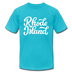 Rhode Island T-Shirt - Hand Lettered Unisex Rhode Island T Shirt - turquoise