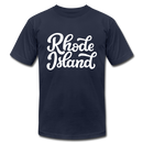 Rhode Island T-Shirt - Hand Lettered Unisex Rhode Island T Shirt - navy