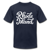 Rhode Island T-Shirt - Hand Lettered Unisex Rhode Island T Shirt - navy