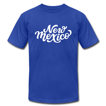 New Mexico T-Shirt - Hand Lettered Unisex New Mexico T Shirt - royal blue