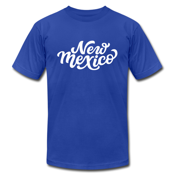 New Mexico T-Shirt - Hand Lettered Unisex New Mexico T Shirt - royal blue