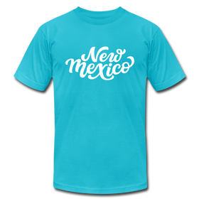 New Mexico T-Shirt - Hand Lettered Unisex New Mexico T Shirt - turquoise
