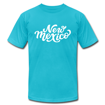 New Mexico T-Shirt - Hand Lettered Unisex New Mexico T Shirt - turquoise
