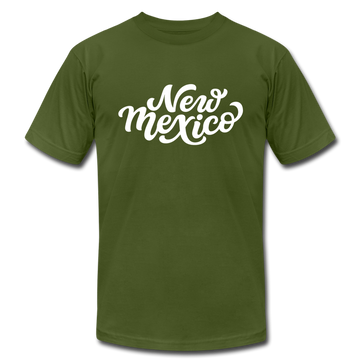 New Mexico T-Shirt - Hand Lettered Unisex New Mexico T Shirt - olive
