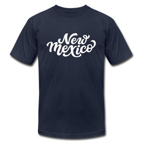 New Mexico T-Shirt - Hand Lettered Unisex New Mexico T Shirt - navy