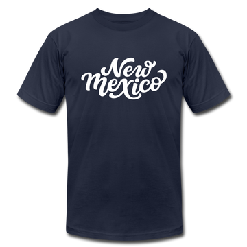 New Mexico T-Shirt - Hand Lettered Unisex New Mexico T Shirt - navy