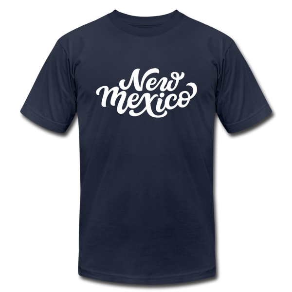 New Mexico T-Shirt - Hand Lettered Unisex New Mexico T Shirt - navy