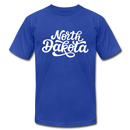 North Dakota T-Shirt - Hand Lettered Unisex North Dakota T Shirt - royal blue