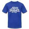 North Dakota T-Shirt - Hand Lettered Unisex North Dakota T Shirt - royal blue