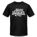 North Dakota T-Shirt - Hand Lettered Unisex North Dakota T Shirt - black