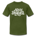 North Dakota T-Shirt - Hand Lettered Unisex North Dakota T Shirt - olive