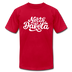 North Dakota T-Shirt - Hand Lettered Unisex North Dakota T Shirt - red