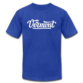Vermont T-Shirt - Hand Lettered Unisex Vermont T Shirt - royal blue