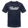 Vermont T-Shirt - Hand Lettered Unisex Vermont T Shirt - navy