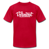 Vermont T-Shirt - Hand Lettered Unisex Vermont T Shirt - red