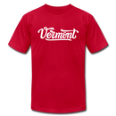 Vermont T-Shirt - Hand Lettered Unisex Vermont T Shirt - red