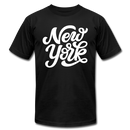 New York T-Shirt - Hand Lettered Unisex New York T Shirt - black