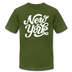 New York T-Shirt - Hand Lettered Unisex New York T Shirt - olive
