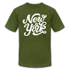 New York T-Shirt - Hand Lettered Unisex New York T Shirt - olive