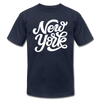 New York T-Shirt - Hand Lettered Unisex New York T Shirt - navy