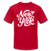 New York T-Shirt - Hand Lettered Unisex New York T Shirt - red