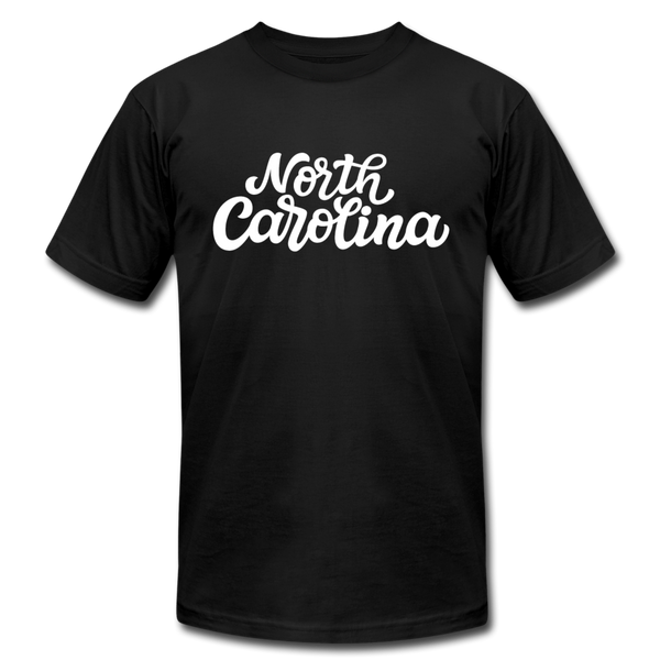 North Carolina T-Shirt - Hand Lettered Unisex North Carolina T Shirt - black