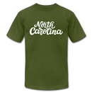 North Carolina T-Shirt - Hand Lettered Unisex North Carolina T Shirt - olive