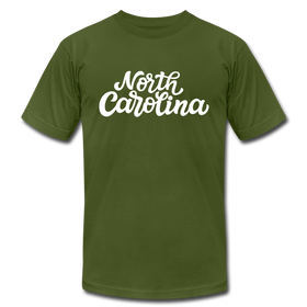 North Carolina T-Shirt - Hand Lettered Unisex North Carolina T Shirt - olive