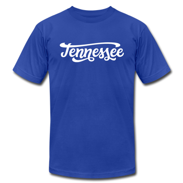 Tennessee T-Shirt - Hand Lettered Unisex Tennessee T Shirt - royal blue