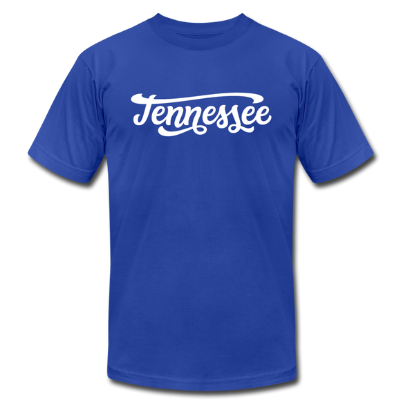 Tennessee T-Shirt - Hand Lettered Unisex Tennessee T Shirt - royal blue