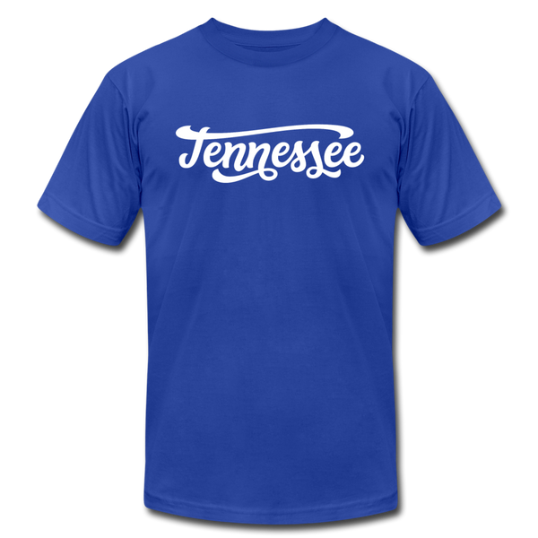 Tennessee T-Shirt - Hand Lettered Unisex Tennessee T Shirt - royal blue
