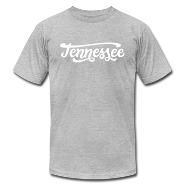 Tennessee T-Shirt - Hand Lettered Unisex Tennessee T Shirt - heather gray