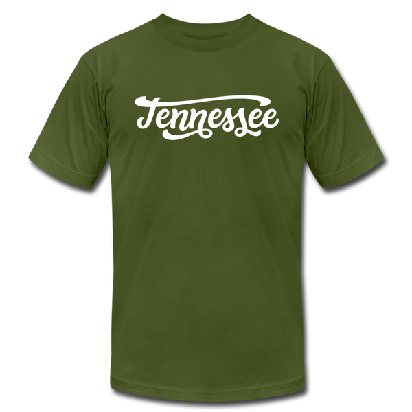 Tennessee T-Shirt - Hand Lettered Unisex Tennessee T Shirt - olive