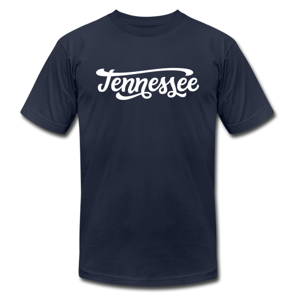Tennessee T-Shirt - Hand Lettered Unisex Tennessee T Shirt - navy