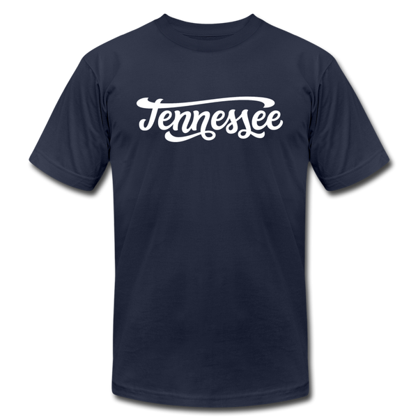 Tennessee T-Shirt - Hand Lettered Unisex Tennessee T Shirt - navy