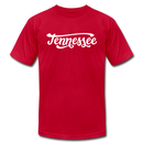 Tennessee T-Shirt - Hand Lettered Unisex Tennessee T Shirt - red