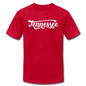 Tennessee T-Shirt - Hand Lettered Unisex Tennessee T Shirt - red