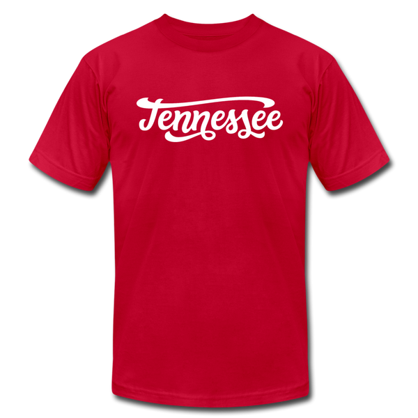 Tennessee T-Shirt - Hand Lettered Unisex Tennessee T Shirt - red