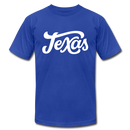 Texas T-Shirt - Hand Lettered Unisex Texas T Shirt - royal blue