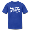 Texas T-Shirt - Hand Lettered Unisex Texas T Shirt - royal blue