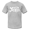 Texas T-Shirt - Hand Lettered Unisex Texas T Shirt - heather gray