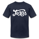 Texas T-Shirt - Hand Lettered Unisex Texas T Shirt - navy
