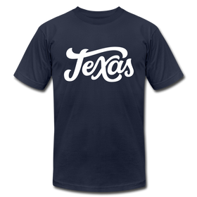 Texas T-Shirt - Hand Lettered Unisex Texas T Shirt - navy