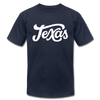 Texas T-Shirt - Hand Lettered Unisex Texas T Shirt - navy