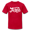 Texas T-Shirt - Hand Lettered Unisex Texas T Shirt - red