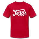 Texas T-Shirt - Hand Lettered Unisex Texas T Shirt - red