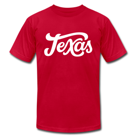 Texas T-Shirt - Hand Lettered Unisex Texas T Shirt - red