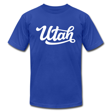 Utah T-Shirt - Hand Lettered Unisex Utah T Shirt - royal blue